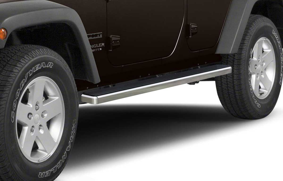 iBoard Running Boards Jeep Wrangler 4Dr 2007-2015